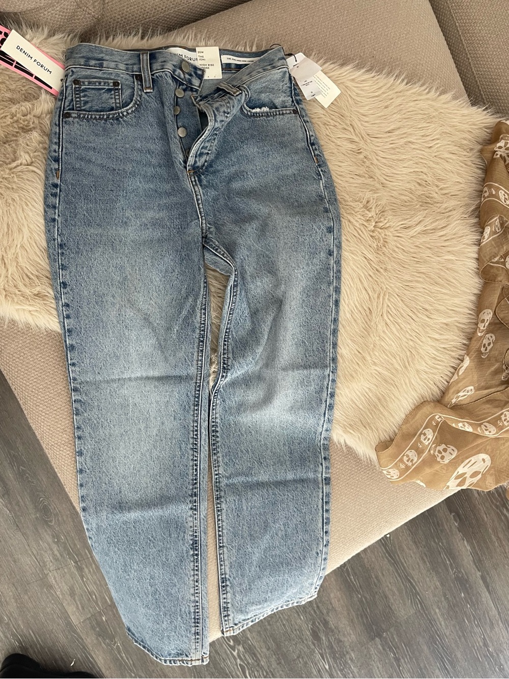 Denim Forum High-Rise Light Blue Women’s Jeans